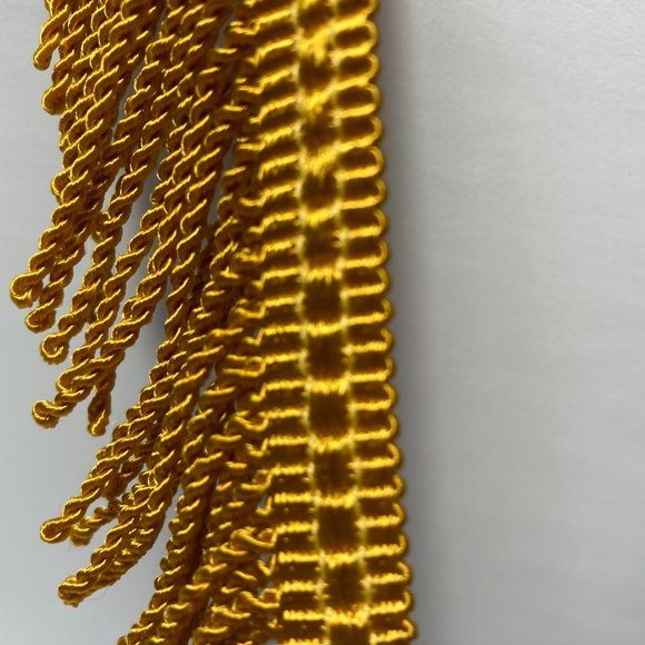 2" Bullion Fringe Gold Trim Fabric Sewing 10 yards - Picture 5 of 13